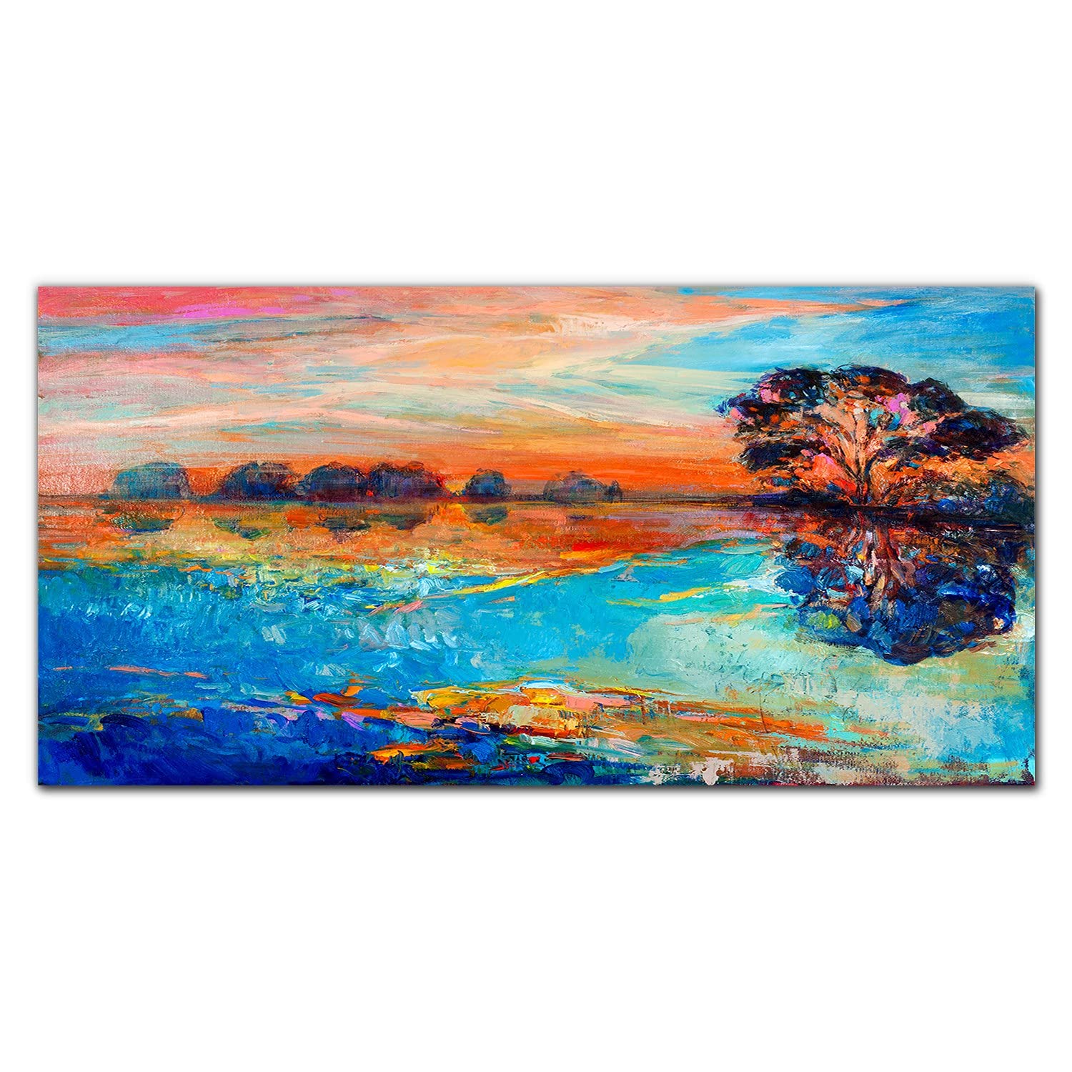 Dosseret en verre trempé 120x60cm éclat de décoration murale
