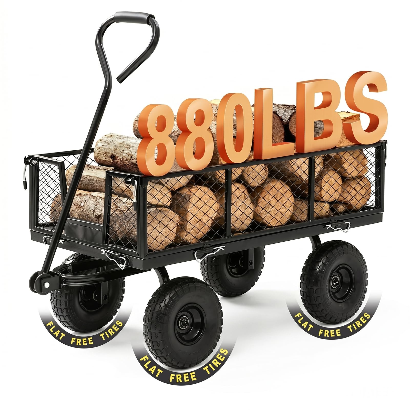 HEAHOLD Steel Garden Cart
