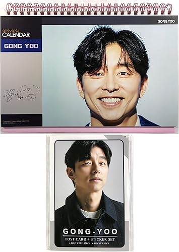 Amazon Tradeplace コン ユ Gong Yoo グッズ 22年 23年 2年分 卓上 カレンダー ポストカード 12枚 A セット 22 23 2years Desk Calendar Post Card 12sheets A Set 韓流 K Pop 韓国製