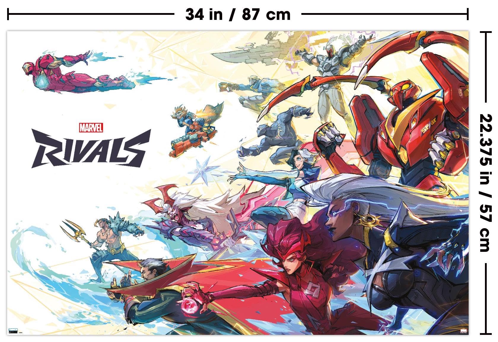 Amazon.com: Marvel Rivals - Group Wall Poster, 34L