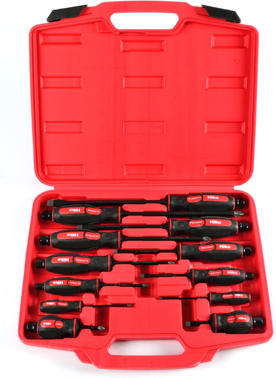 Hilka 37999912 Pro Craft High Impact Screwdriver Set - Orange (12-Piece)