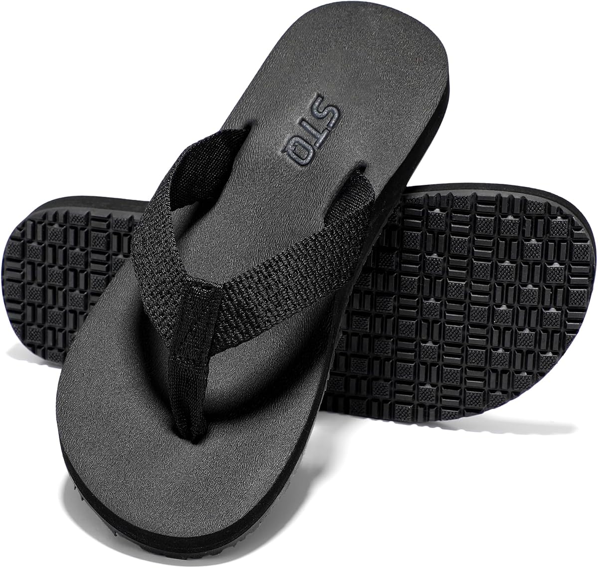 Sandalias de tiras STQ para mujer con soporte para el arco | Suela para colchoneta de yoga, secado rápido, vacaciones en la piscina con ducha en la playa