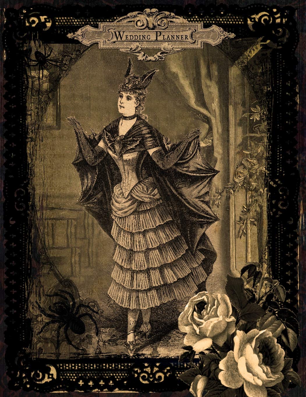 Wedding Planner: 8.5" x 11" Halloween Gothic Victorian Multipurpose Wedding Journal, Vintage Style Checklist and Organizer, Essential Planning Tools,