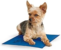 K&H Coolin' Pet Pad Small 11x15 Inch Self-Cooling Mat for Dogs & Cats - No Toxic Gels, Portable Pet Cooling Bed
