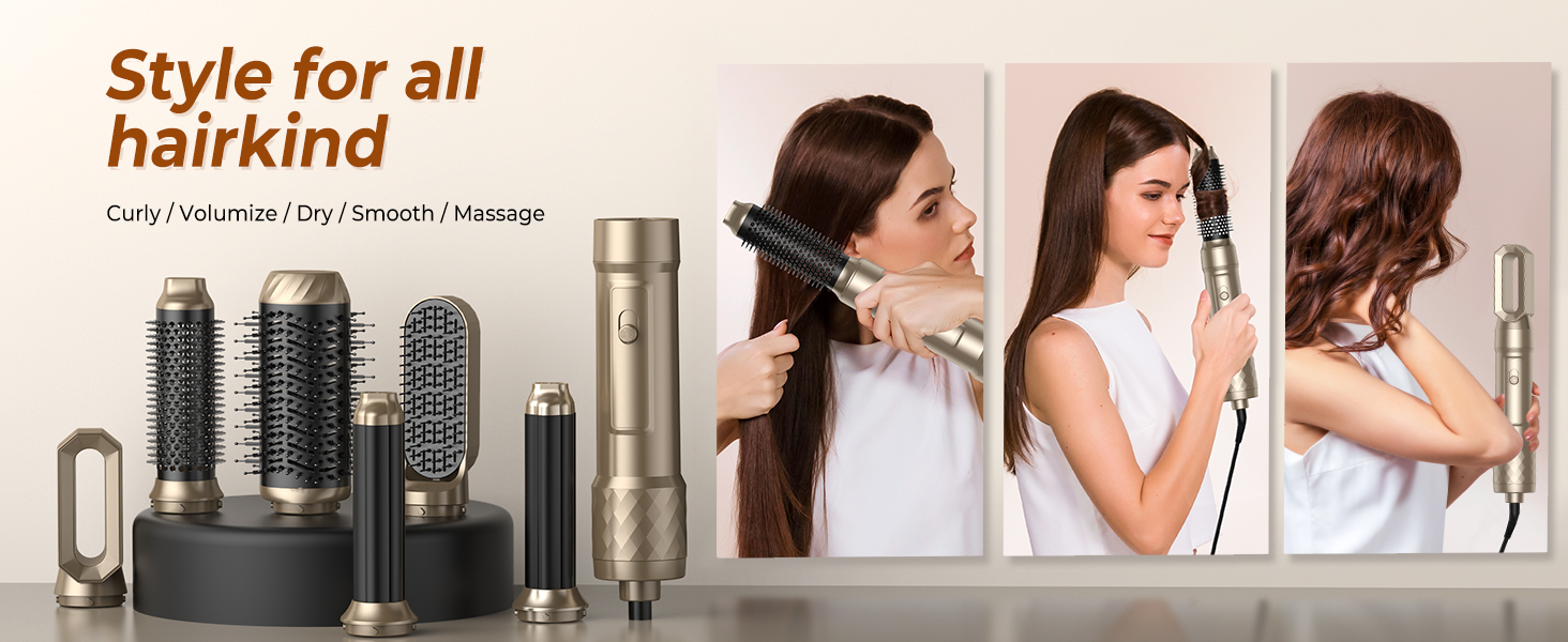 Atopskins Airstyler 6-in-1 Haartrockner & Style Produktbild-Vorschau 9