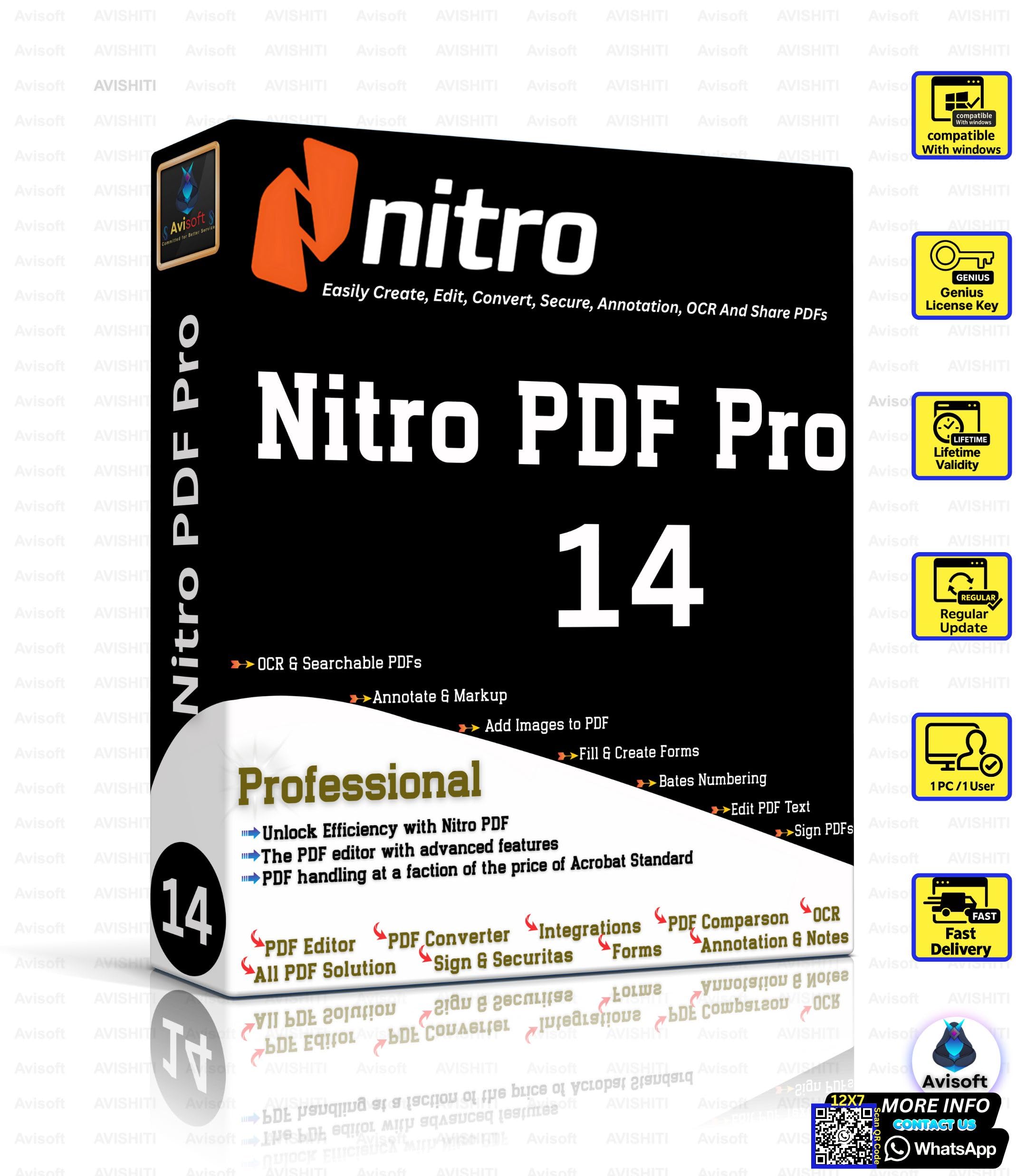 Nitro PDF Pro 14 (Lifetime License) | 2025–26 Edition | Professional PDF Editor for Windows PC | Create, Edit, Convert, OCR, Secure & Sign PDFs | Advanced PDF Editor & Converter | All PDF Solutions | 1 User X 1 PC | Instant Delivery-image-18