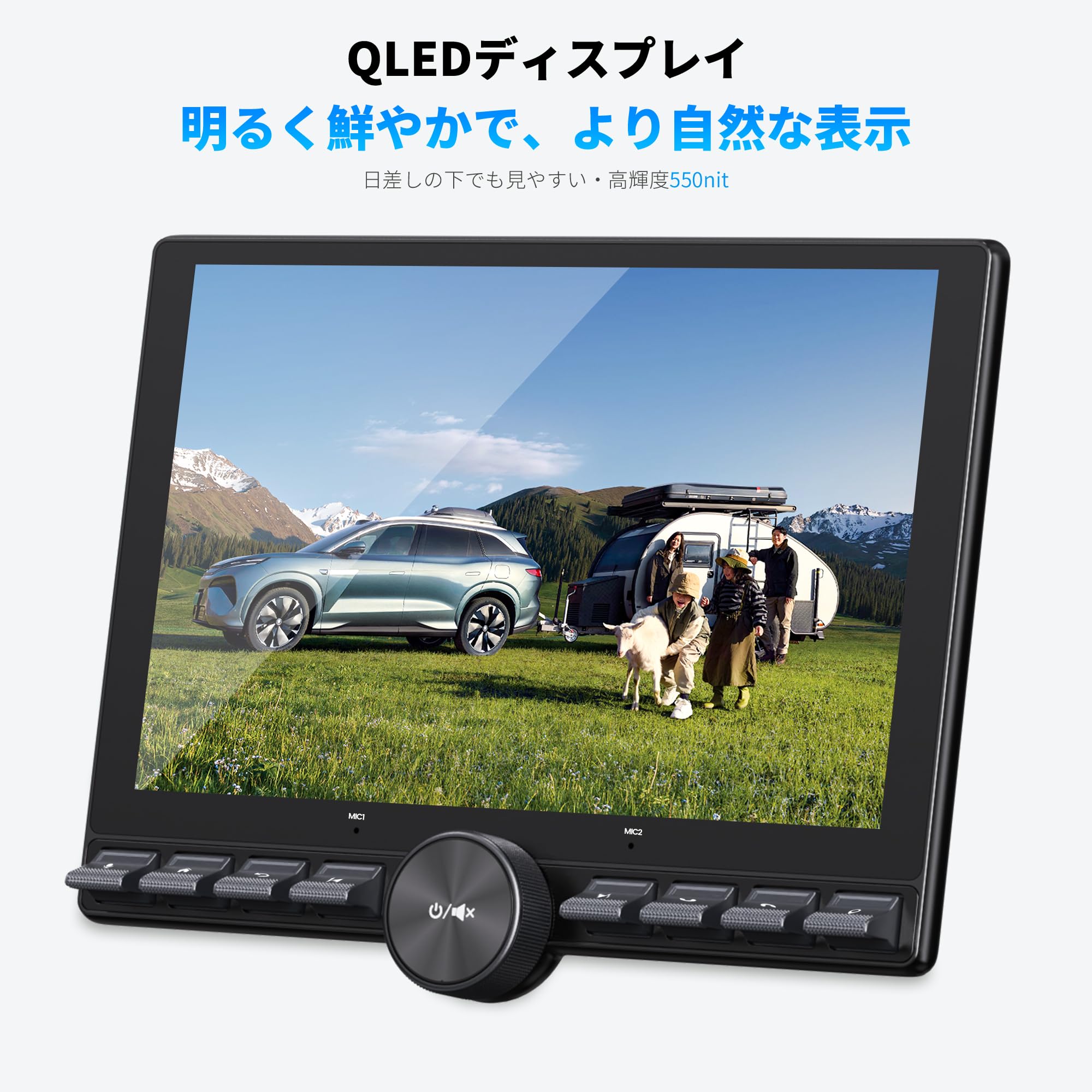 ATOTO S8L 7-calowe podwójne radio samochodowe AI Double Din z systemem Android, bezprzewodowe Carplay i Android Auto, HDMI