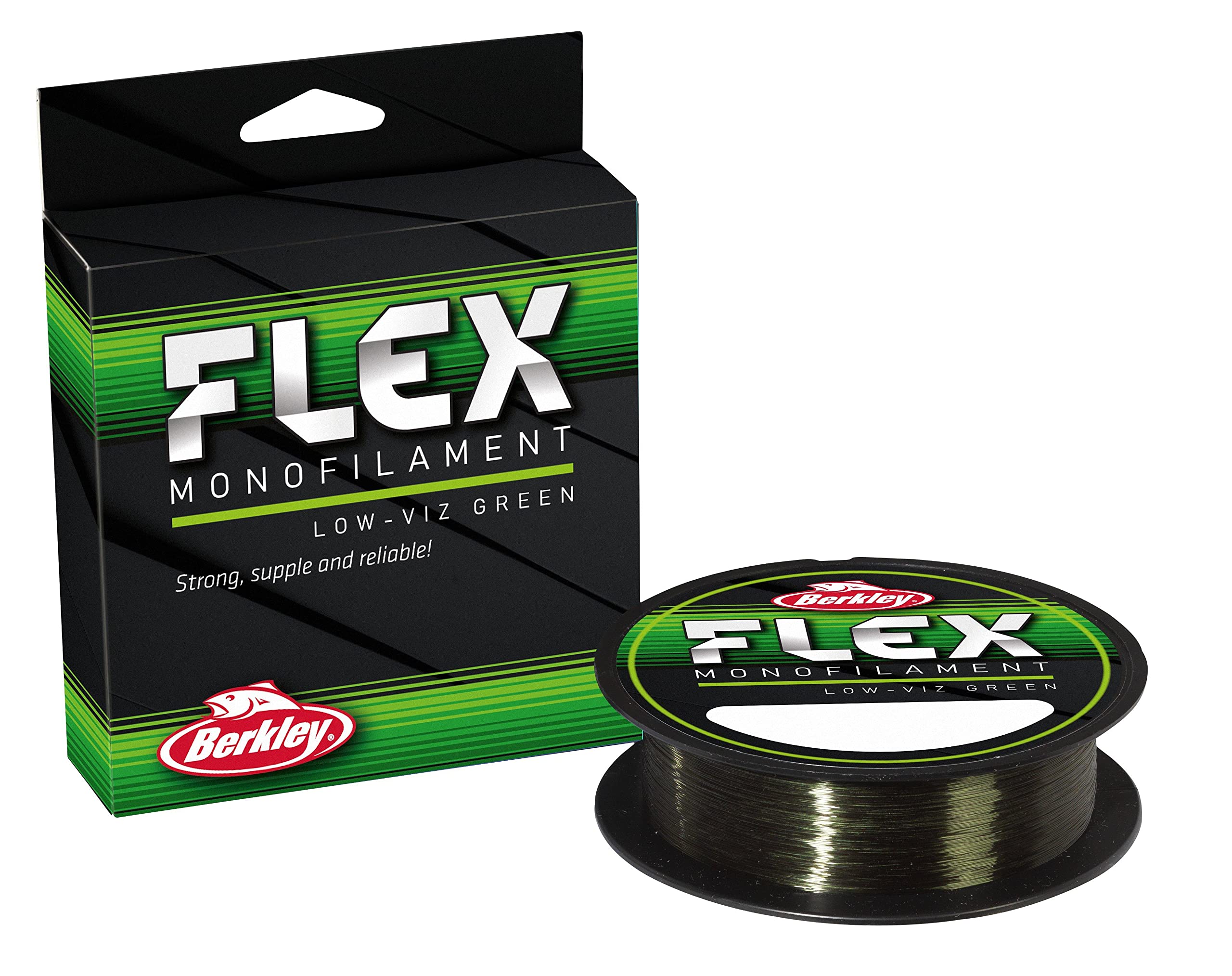 Berkley Flex Mono 150 mm & 300 m - Fishing Line (300 m 0.22 LV GRN)