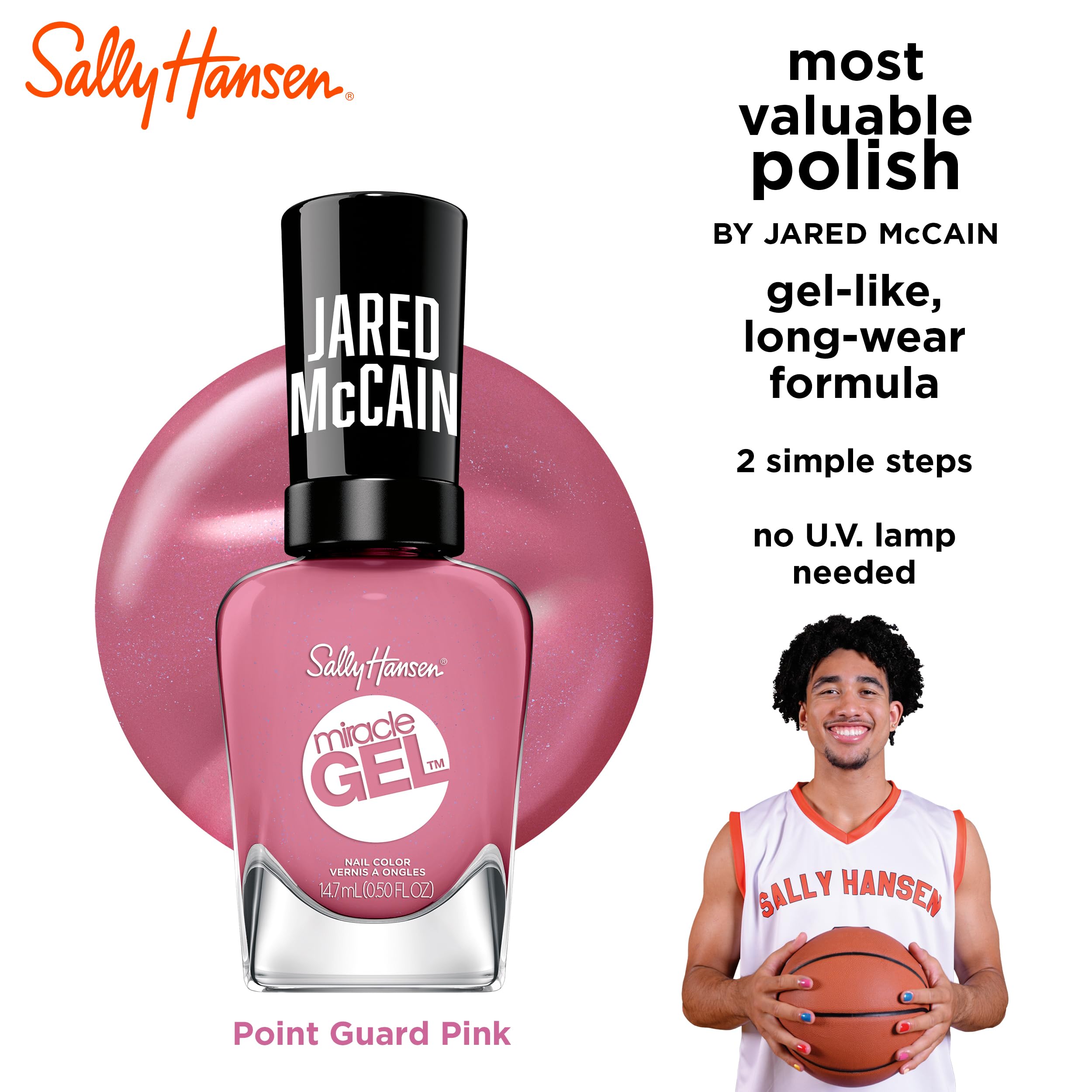 Amazon.com: Sally Hansen Miracle Gel™ x Jared McCain, Point Guard