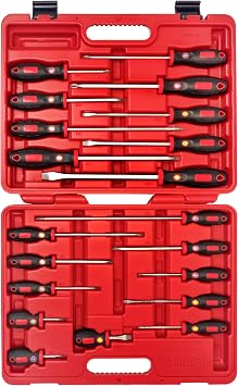Genius Tools 20 Piece Combination Screwdriver Set - TR-520PZ