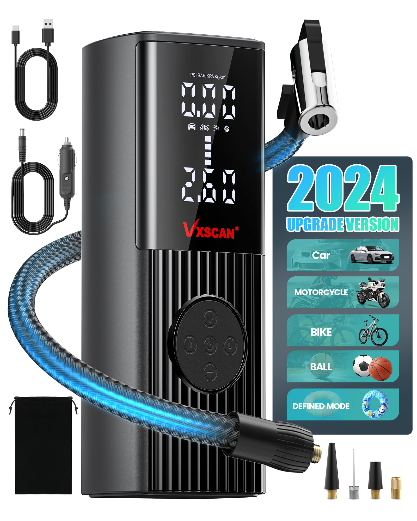 20000mAh & 150PSI Cordless Air Pump Review - Portable Tire Compressors - View #6
