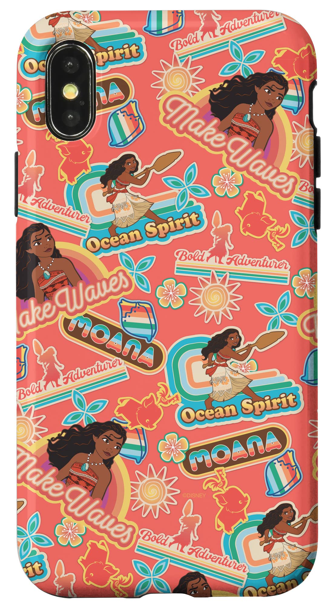 Coque iPhone XS Moana Disney antichoc avec impression anti-rayures - 4