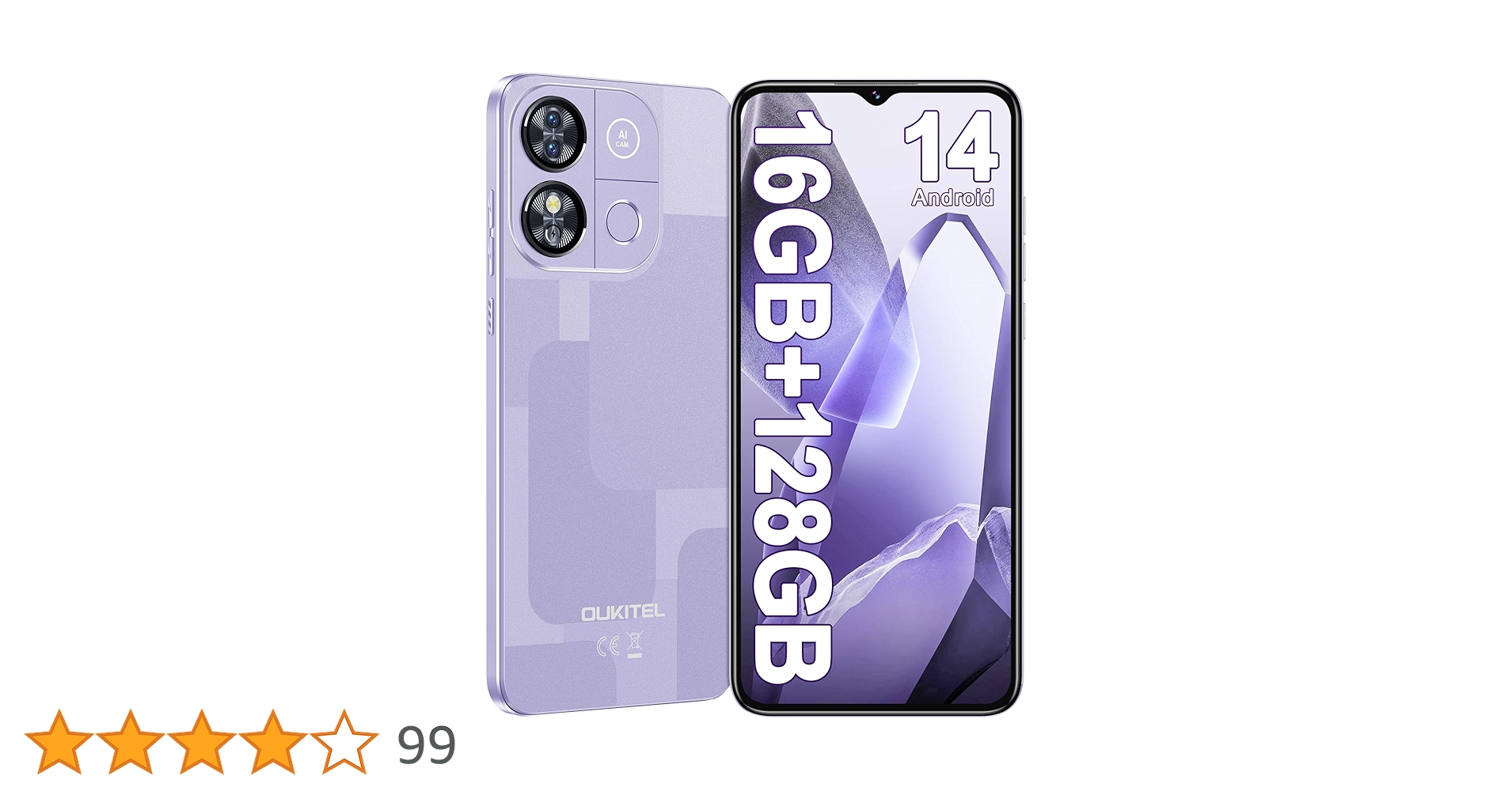 OUKITEL C57 Pro 16GB+128GB SIM フリ　Purple Oukitel C57 Pro 4300mAh Battery 9.4mm Ultra-thin body – OUKITEL