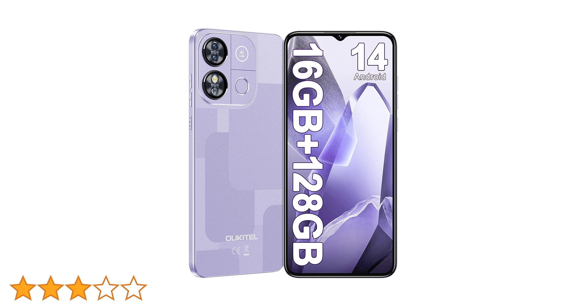 OUKITEL C57 PRO Unlocked Cell Phone Android 14 Phone