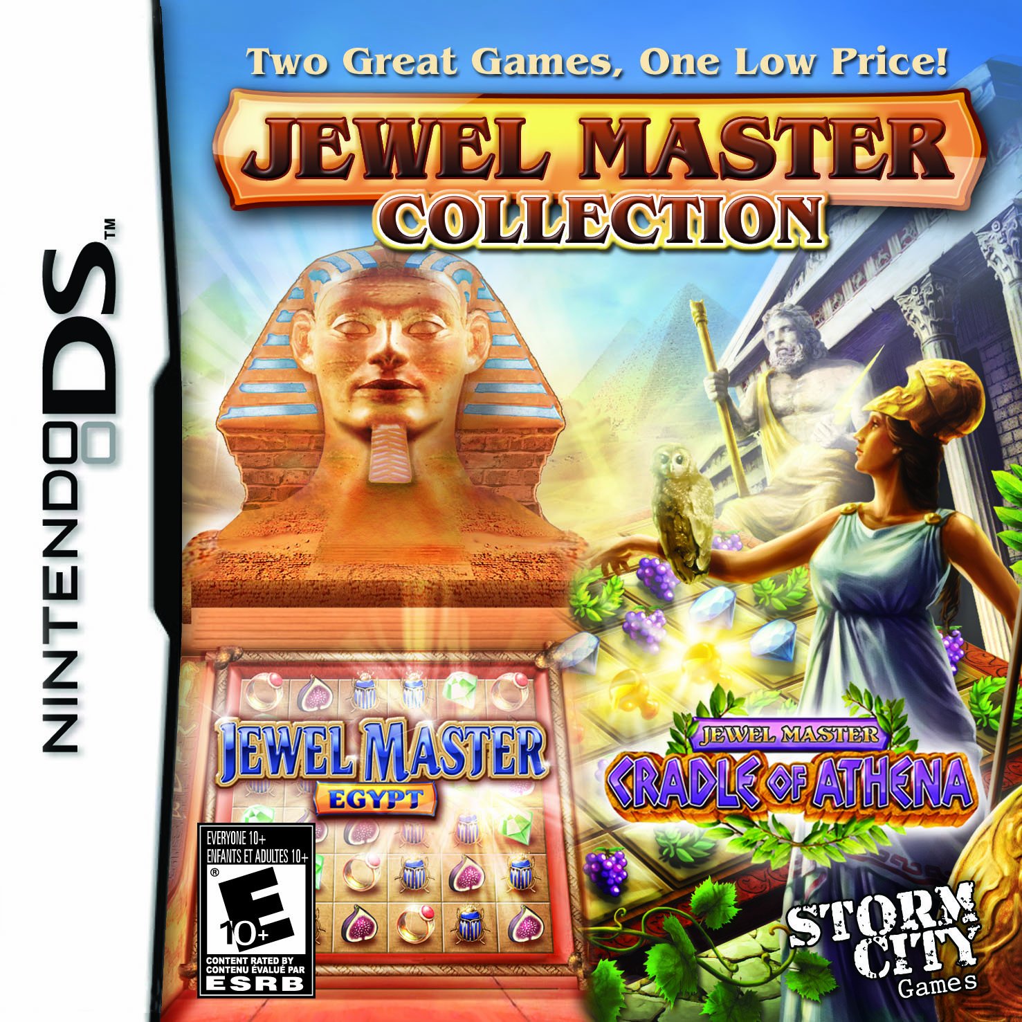 Cradle of Athena / Jewel Master Egypt Double Pack - Nintendo DS