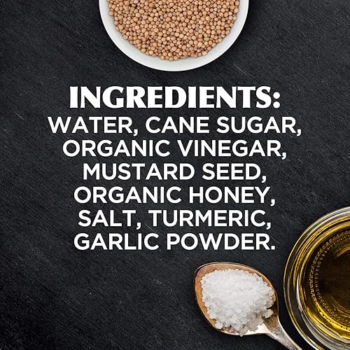 Miniatura 10 de Gulden's Botella de mostaza amarilla intensa, apta para dieta cetogénica, 12 onzas, el paquete puede variar