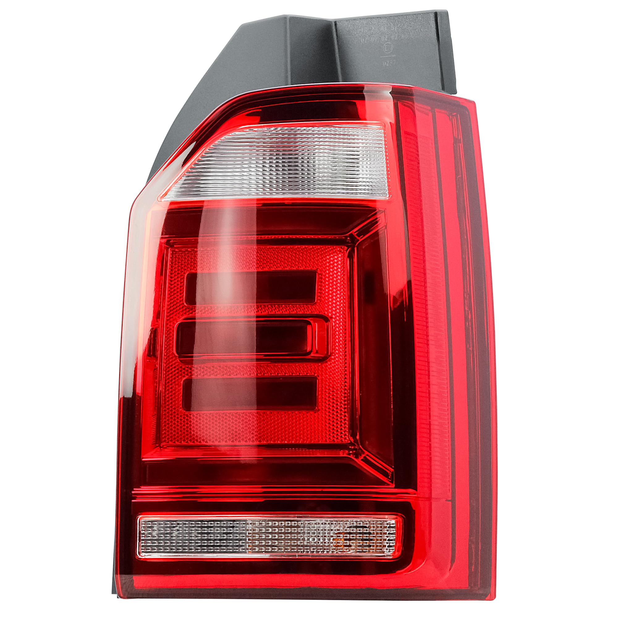 LONGLING Luz Trasera Derecha Lado Pasajero LED Luz Trasera Puertas Batientes para VW Transporter Multivan T6 2015-2019