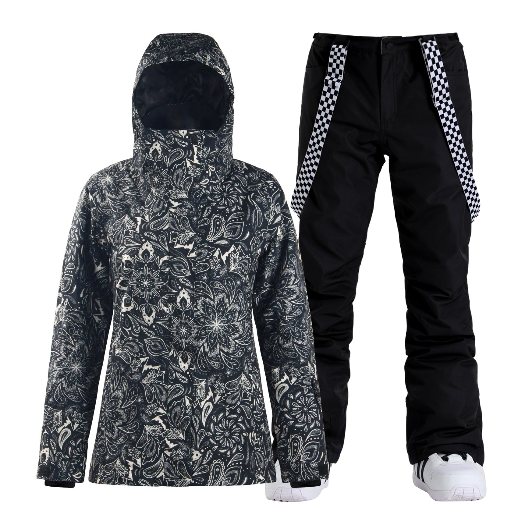 GSOU SNOW Women's Ski Jacket and Pants Set