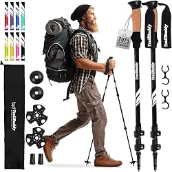 TrailBuddy Trekking Poles – Lightweight 7075 Aluminum Hiking Poles for