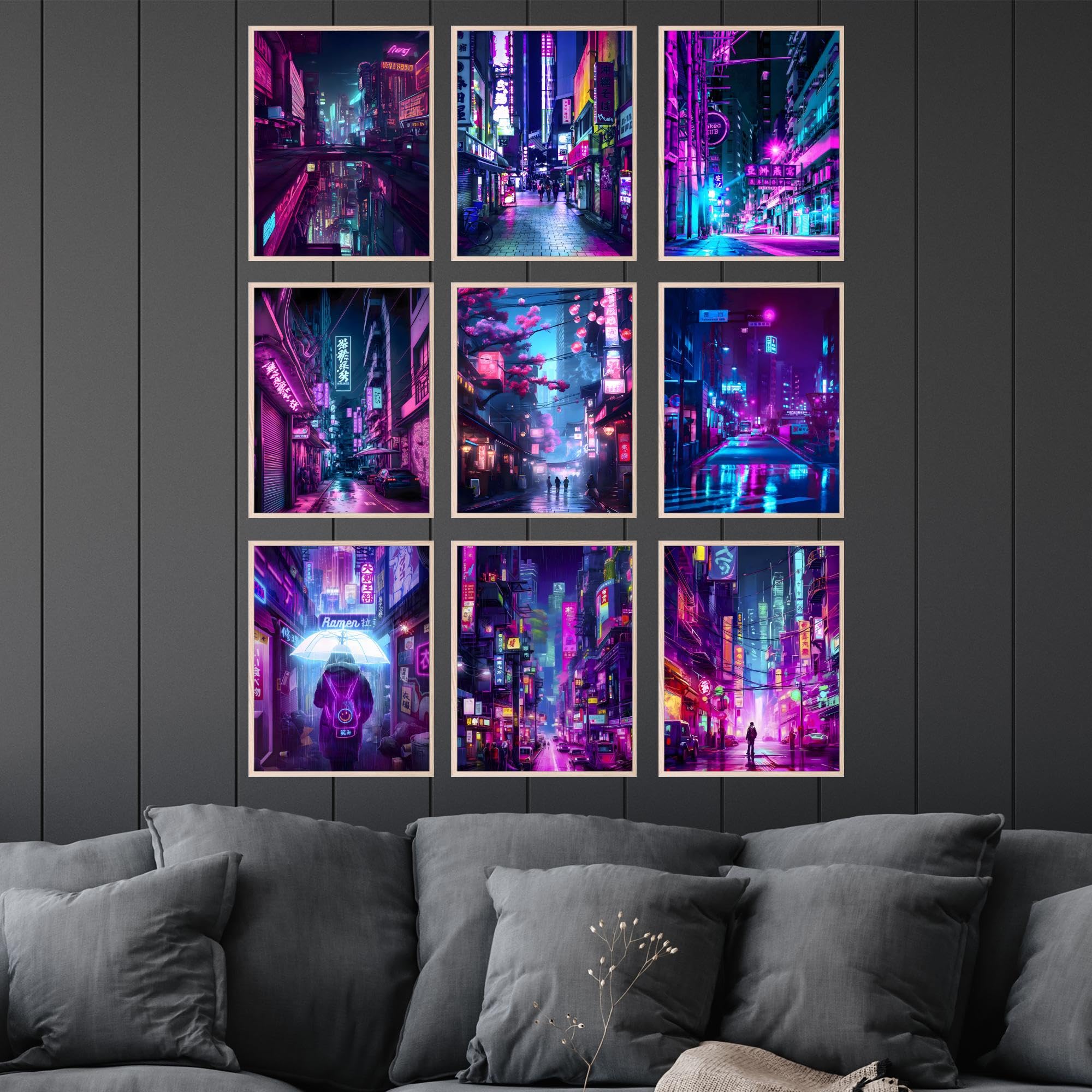 Amazon.com: BigWig Prints Neon Wall Art - Cyberpunk Poster