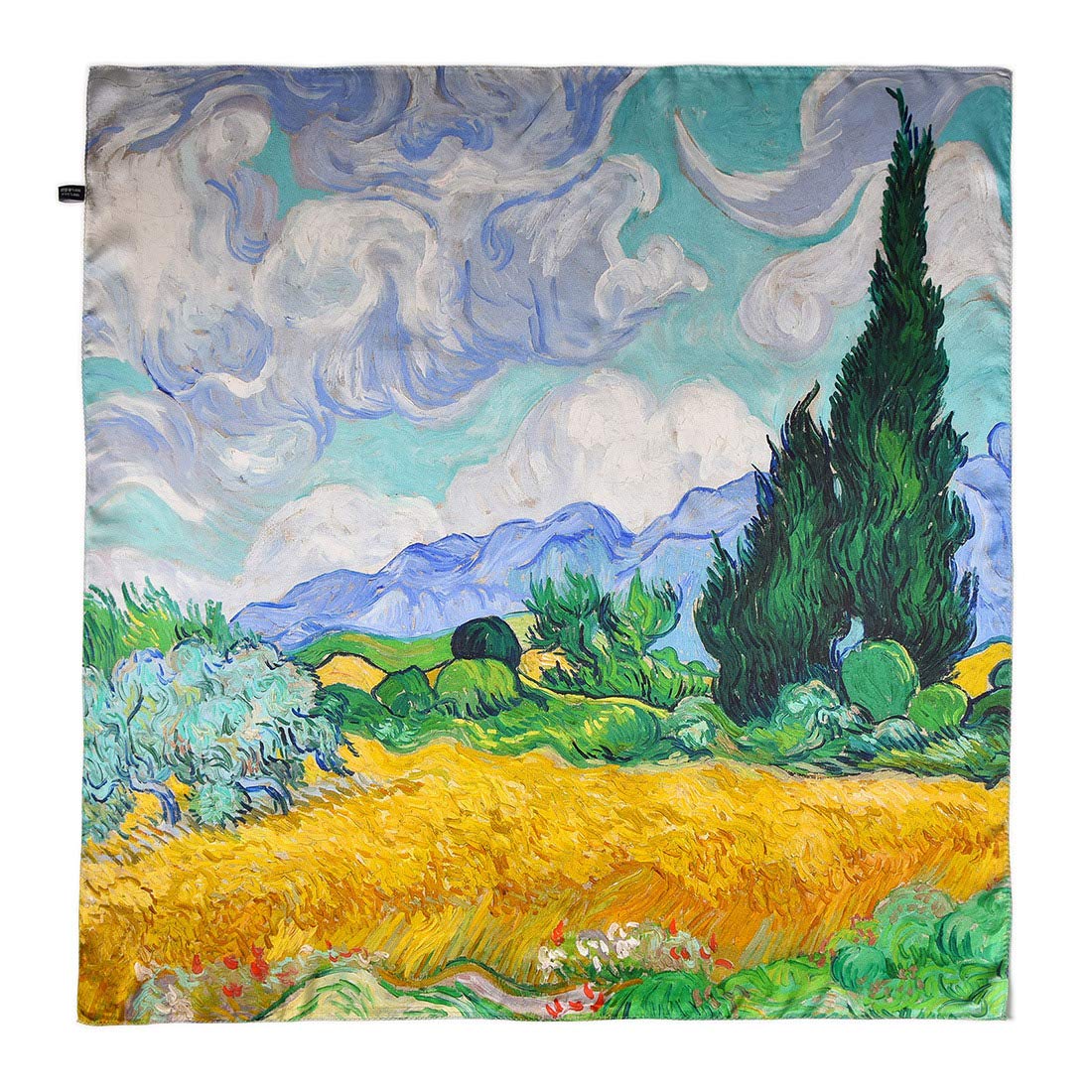 Grace Scarves 100% Silk Scarf, Large, Artists Collection (van Gogh & Monet)