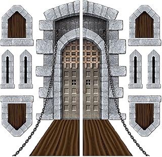 Beistle Castle Door & Window Props Party Accessory