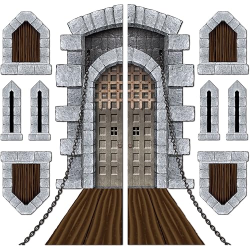Beistle Castle Door & Window Props Party Accessory