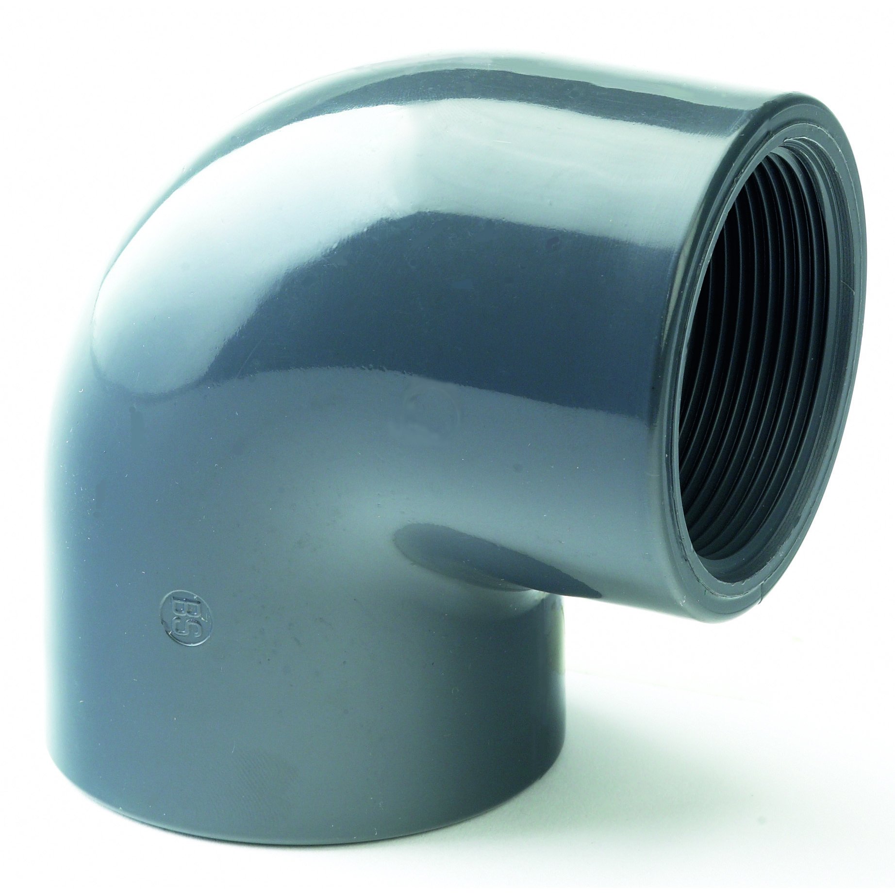 PVC 90 Degree Elbow Plain/Threaded (BSP) 32mm x 1"