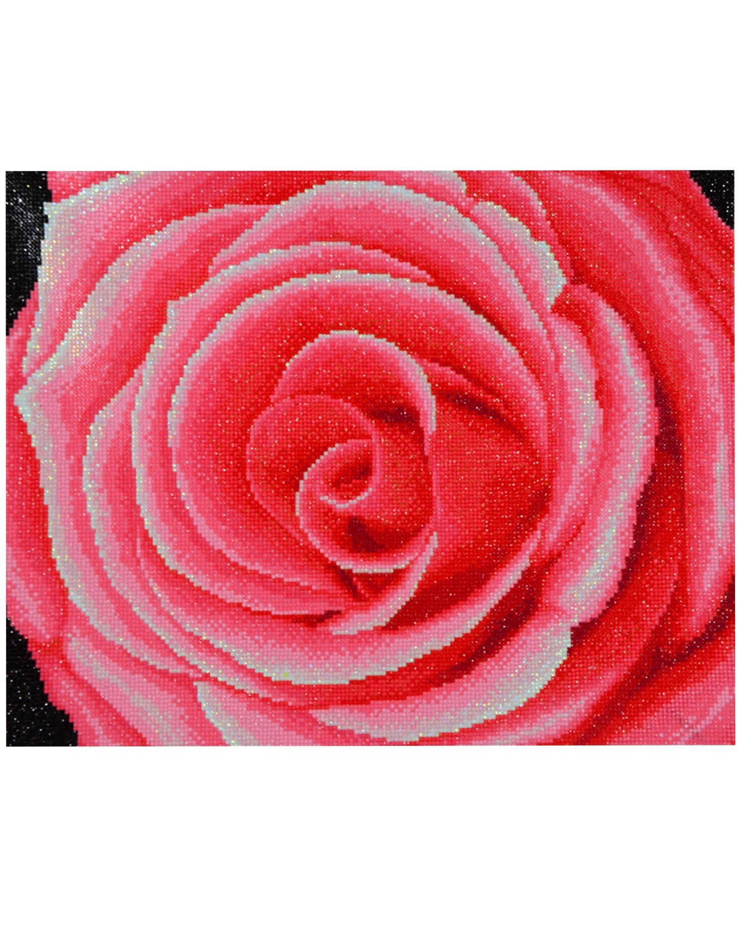 TINMI ARTS 5D DIY Diamond Painting by Number Kits for Adults Crystal Rhinestone Diamond Embroidery Cross Stitch Home Wall Décor Flower (Pink, 23.6×19.6 inch(60×50CM))