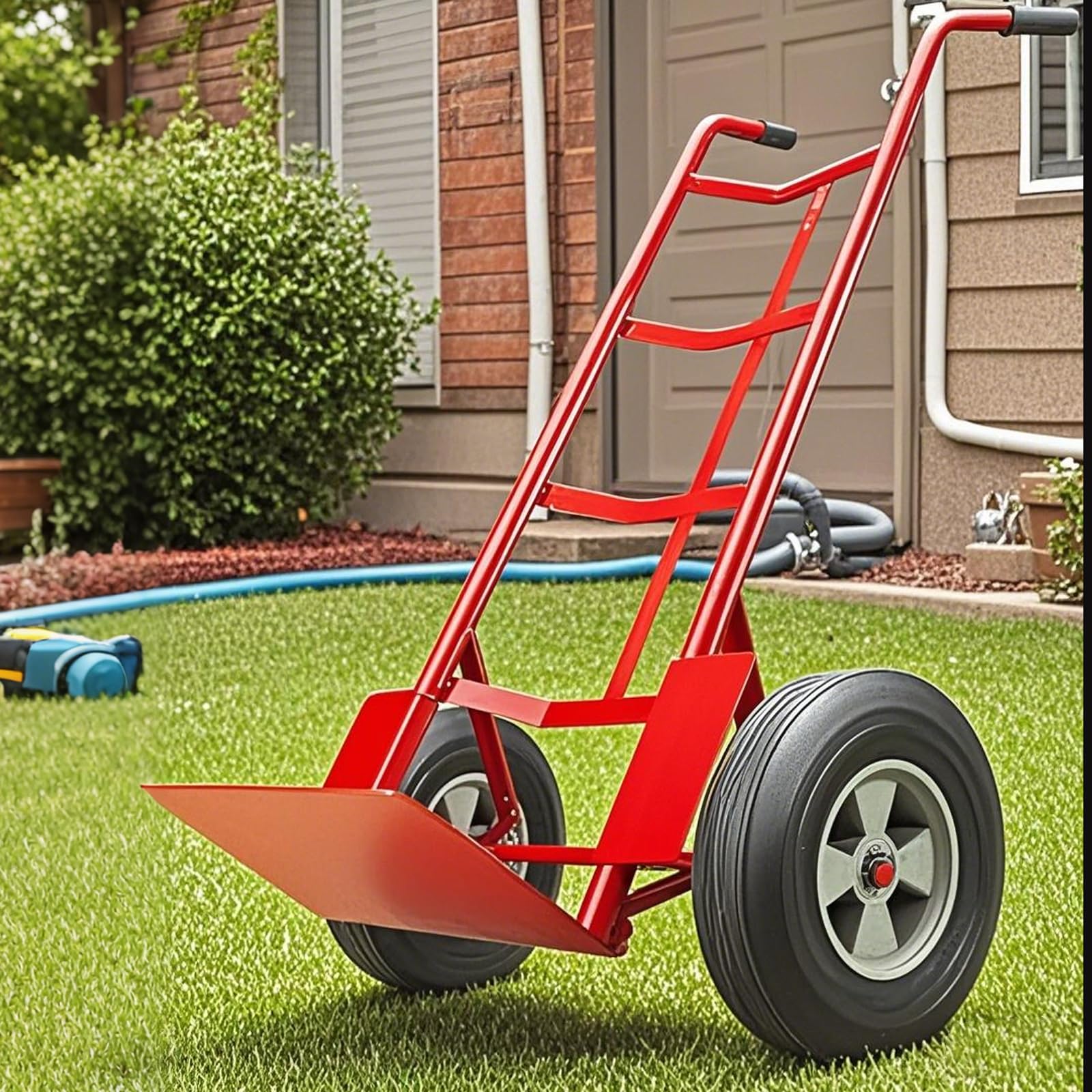 HOZEON 2 sztuki 25,4 x 6,3 cm, pełne gumowe koło do wózka transportowego, rozmiar osi 5/8", uniwersalne opony zapasowe, kółka zapasowe do wózków ręcznych, nośność 150 kg