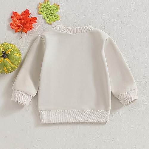 Miniatura 3 de ITFABS Sudadera para bebé niño y niña, de 0 a 6 años, disfraz de Halloween, sudadera de calabaza, sudadera de otoño para niños pequeños