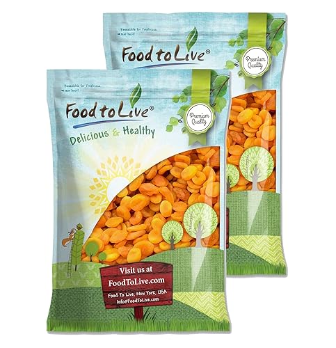 Vista 11 de Food to Live - Albaricoques secos, 2 libras kosher, vegano, a granel, producto de pavo