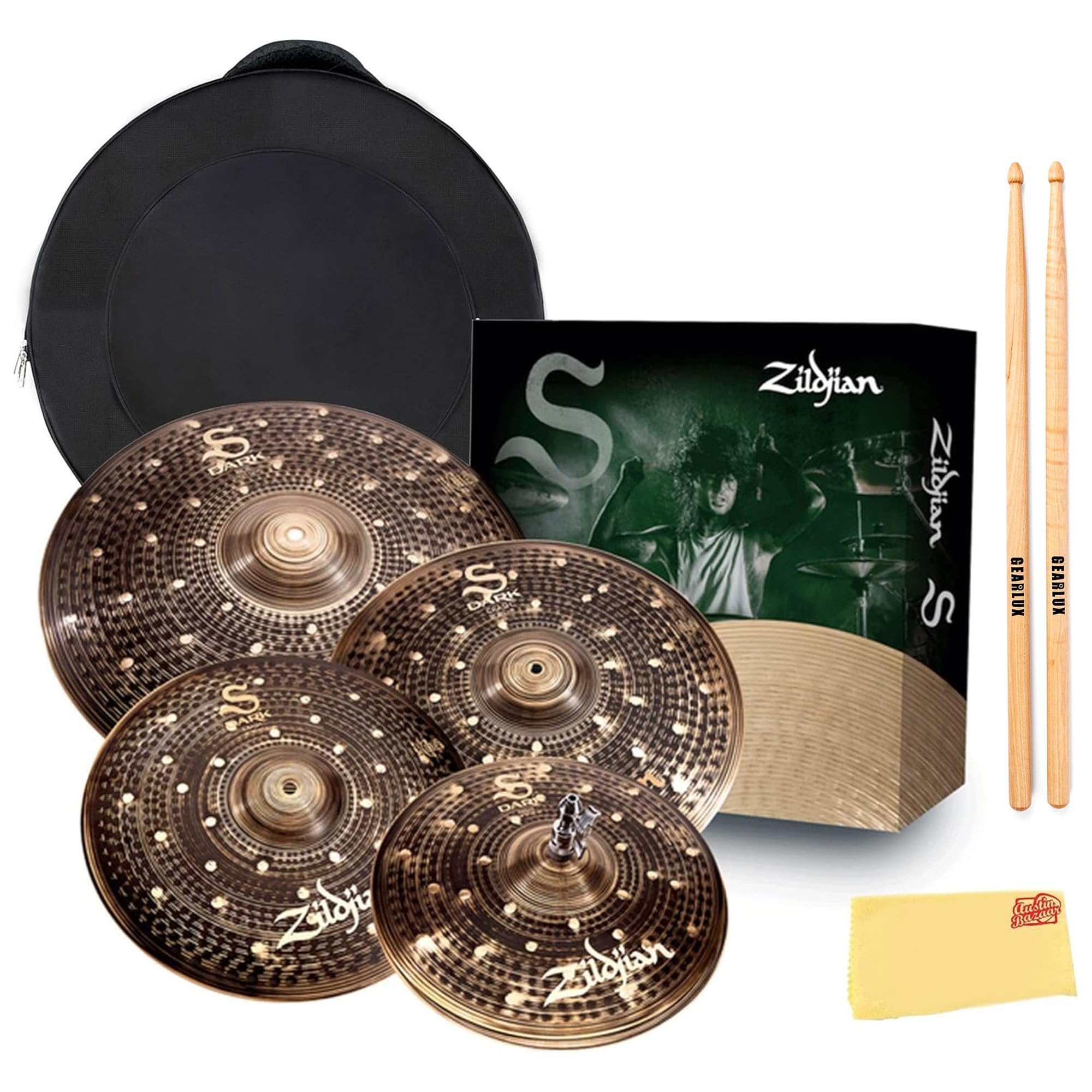 CLOSE DALIAN CDセット Amazon.com: Zildjian SD4680 S Dark Cymbal Pack Bundle with Cymbal