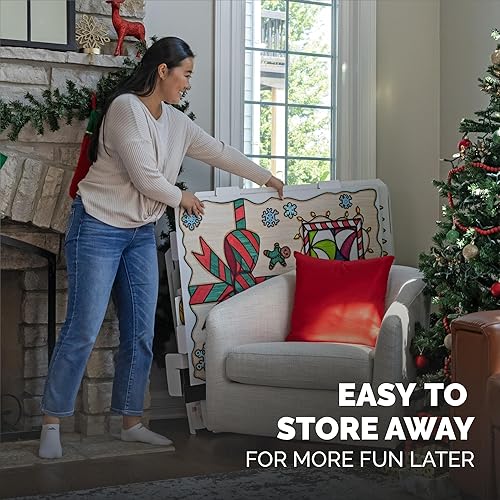 Miniatura 29 de Bankers Box at Play - Casa de juegos de cumpleaños, casa de juegos de cartón y actividad artesanal de tamaño real para niños y familias