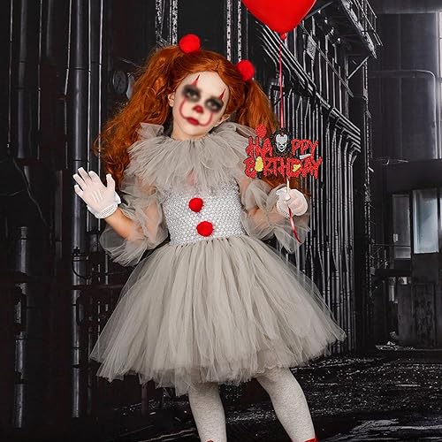 Miniatura 6 de 1 pieza de decoración de pastel de terror con purpurina de terror clásico de película de terror, decoración de pastel de cumpleaños con temática