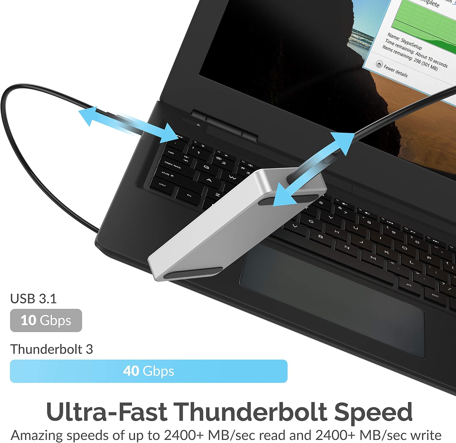 Ultra-Fast Thunderbolt Speed of SABRENT Rocket XTRM SSD