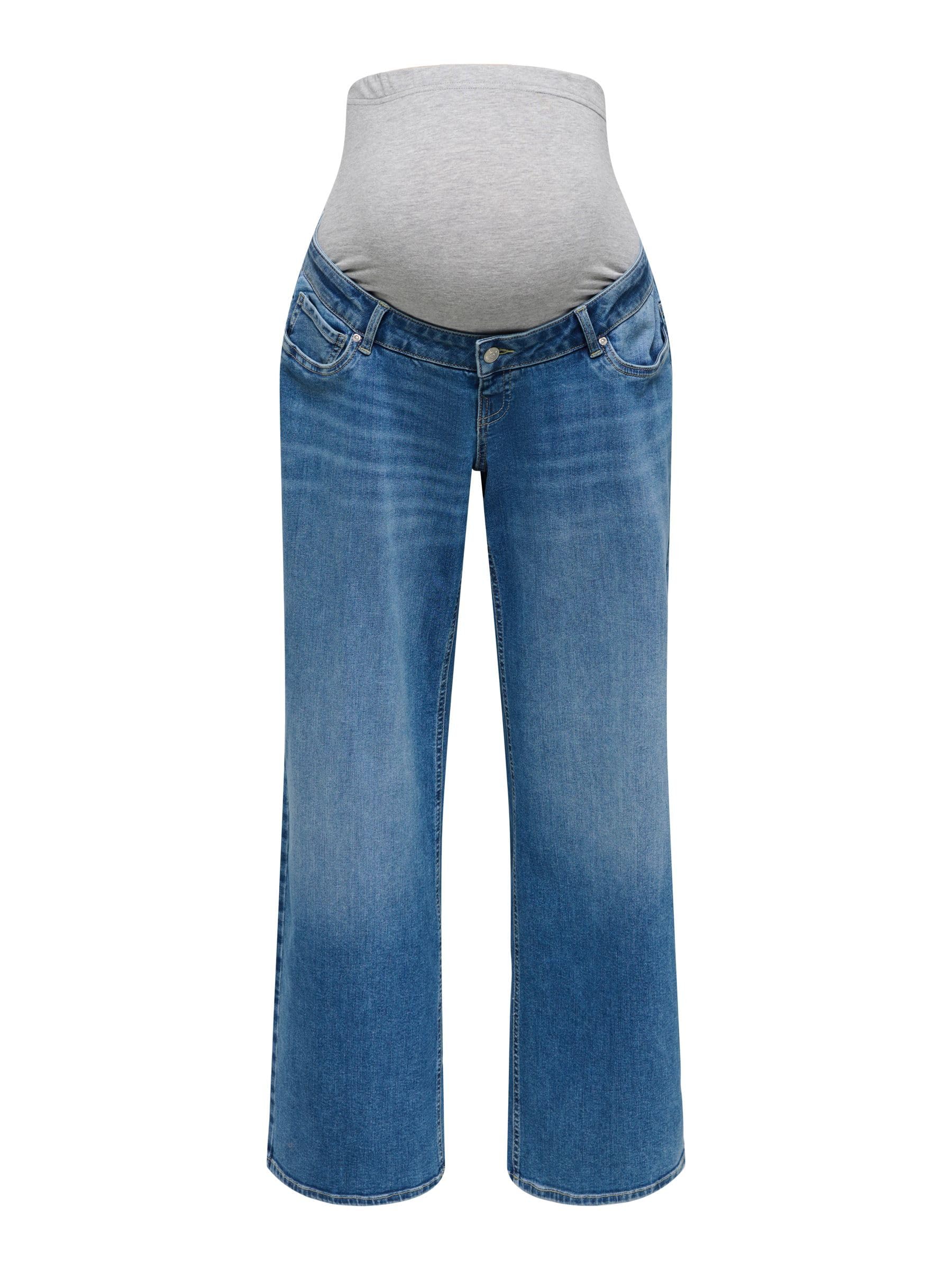 ONLY Female Jeans mit weitem Bein OLMMADISON Weiter Beinschnitt Jeans