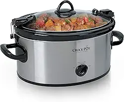 Crockpot Sccpvl600s Cook' N Carry 5.7l Oval Manual Portable Slow Cooker,