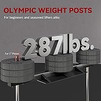 Vista 4 de Soozier Vertical Leg Press Machine, 660LBS Capacity, Leg Strength Training Machine with Adjustable Leg, Back, and Head Positions for Home Gym, 1