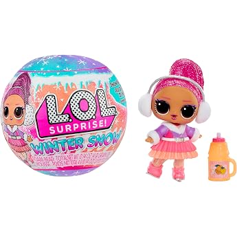 L.O.L. Surprise! Winter Snow Tot - 1 Collector's Doll with Magic Snow Surprise, Blind Packaging, 8 Dolls to Collect, Frosty C