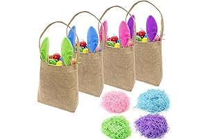 Easter Wicker Baskets for Kids with 80g Easter Grass