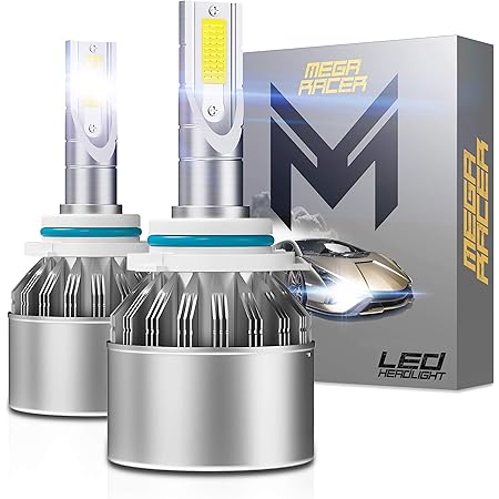 Amazon Com Mega Racer 9005 Hb3 Led Headlight Bulbs 6000k Diamond White For High Beam And Or Low Beam 50w 8000 Lumens Cob Ip68 Waterproof Rating Pack Of 2 Automotive Amazon Com Mega Racer 9005 Hb3 Led Headlight Bulbs 6000k Diamond White For High Beam And Or Low Beam 50w 8000 Lumens Cob Ip68 Waterproof Rating Pack Of 2 Automotive