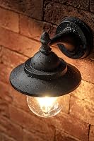 CGC Lighting Lantern Kültéri Fali Lámpa Fekete Vintage Retro Kert Terasz 4