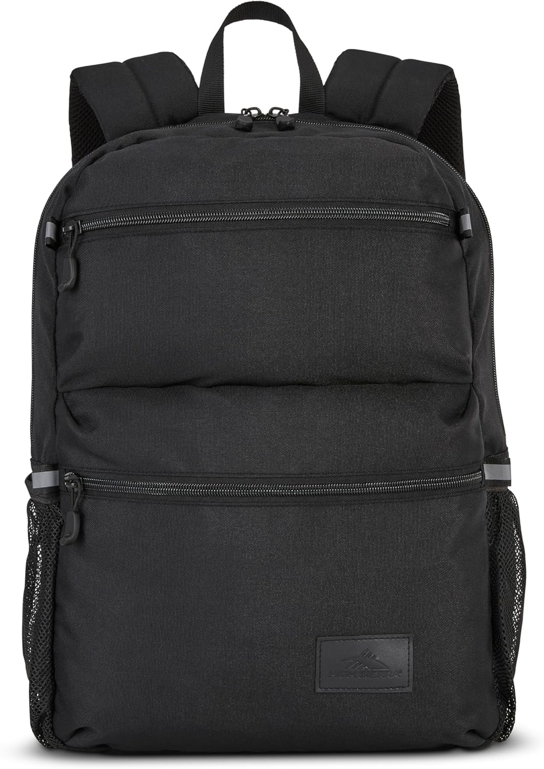 High Sierra Everclass Backpack - Travel or Work Laptop Bookbag with 360° Reflectivity, Dual Water Bottle Pockets & Fits Laptops Up To 15.6”, One Size, True Navy