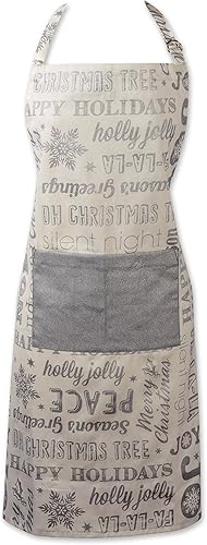 DII Delantal de cocina unisex de Navidad para mujeres y hombres, lazos ajustables y bolsillos delanteros grandes disponible en Yaxa Costa Rica