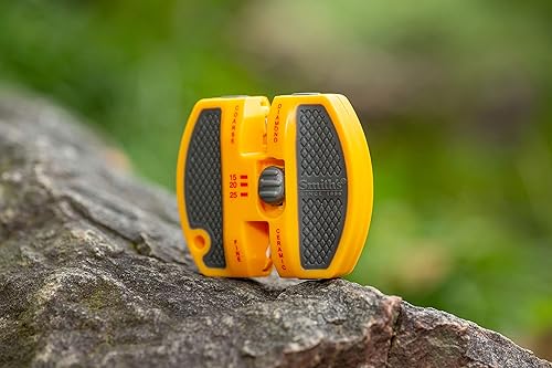 Miniatura 2 de Smith - Afilador de cuchillos ajustable de 2 pasos, color amarillo