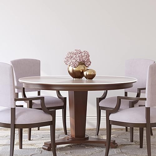 Miniatura 5 de Fab Glass and Mirror - Hoja de plexiglás transparente de 46 pulgadas de diámetro 14 pulgadas disco redondo para tartas tablero de plexiglás de borde