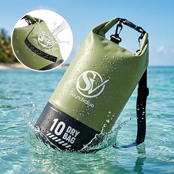 Waterproof Dry Bag, Kayaking Paddle Boarding Floating Backpack 10L