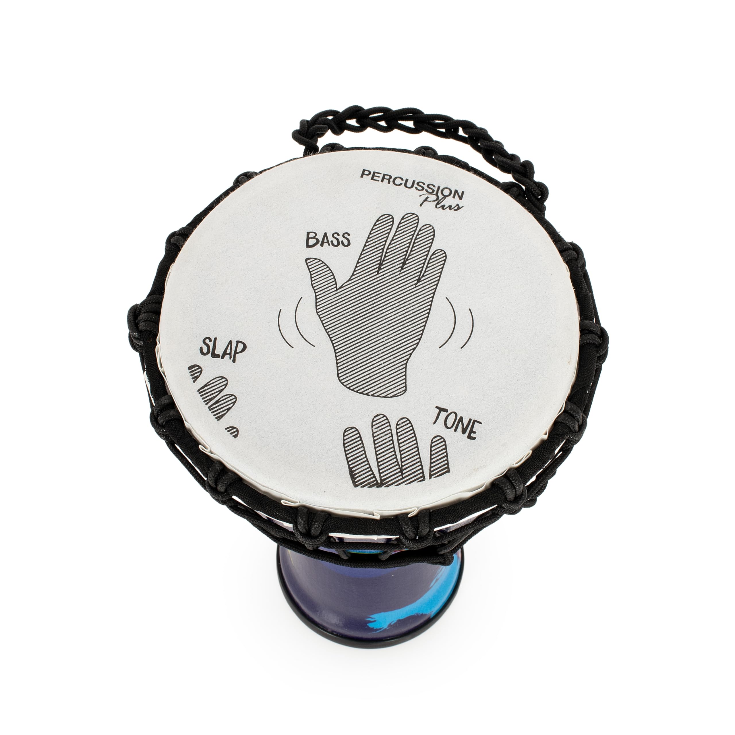 Percussion Plus World Slap Djembe Mixed 4 Pack - Rope Tuned