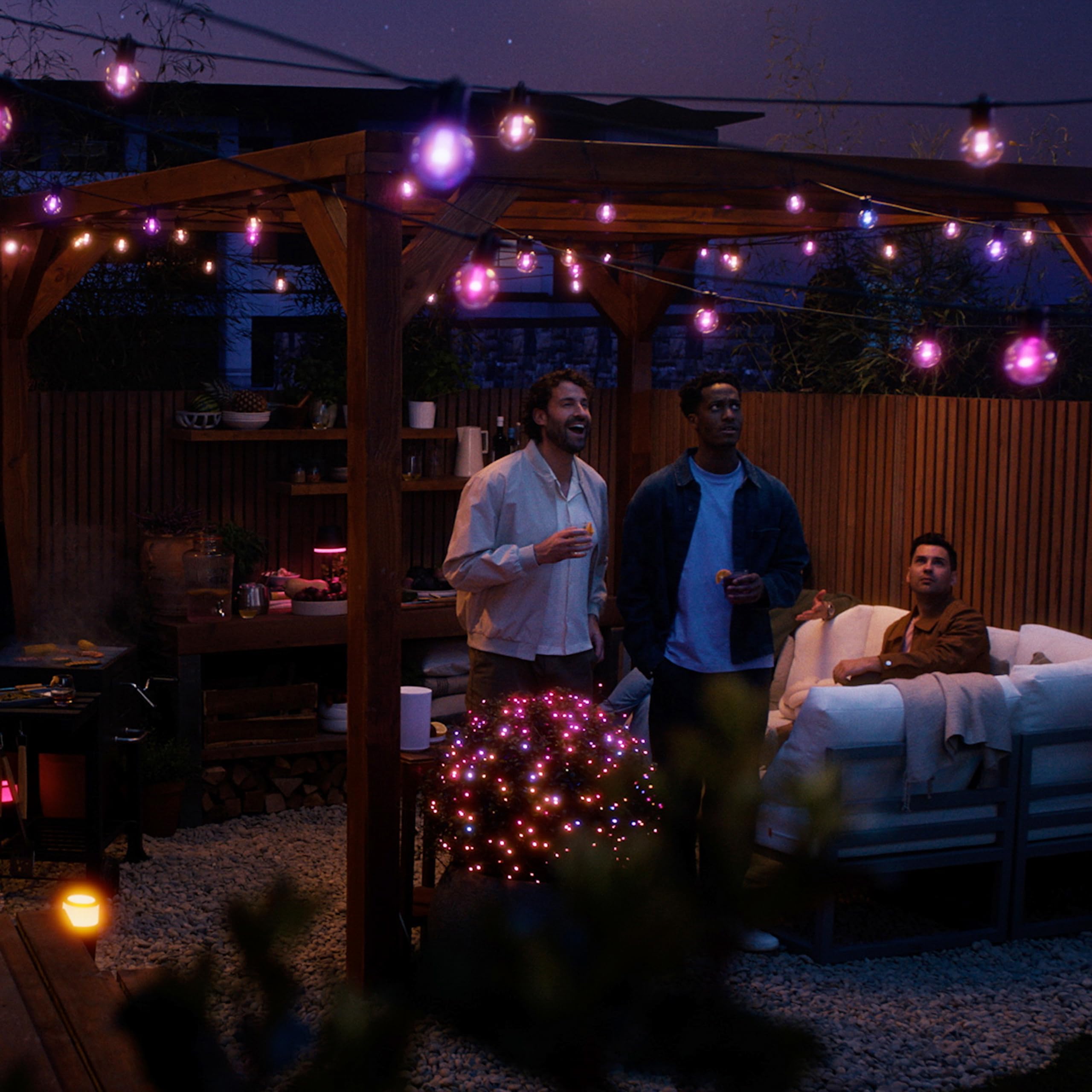 Philips Hue Festavia Guirlande de lumière Ampoules Globe - 14 Mètres